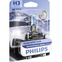 Philips Automotive 12336WVUB1 Ampoule halogène WhiteVision Ultra H3 55 W 12 V Philips Automotive 12336WVUB1 Ampoule halogène WhiteVision Ultra H3 55 W 12 V