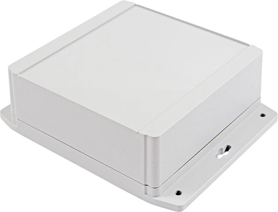 Hammond Electronics 1555R2F42GY Boîtier universel 160 x 160 x 38 Polycarbonate gris clair 1 pc(s)