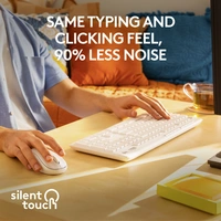 Logitech MK295 sans fil Kit souris + clavier allemand, QWERTZ gris-blanc Logitech MK295 sans fil Kit souris + clavier allemand, QWERTZ gris-blanc