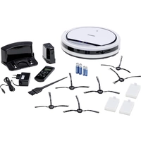 Medion MD 10065 Aspirateur robot blanc, noir 1 mur virtuel, commandable à distance Medion MD 10065 Aspirateur robot blanc, noir 1 mur virtuel, commandable à distance