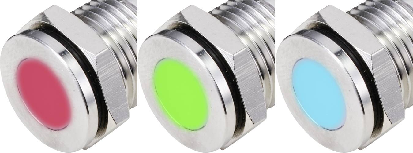 TRU COMPONENTS Voyant lumineux RVB 12 V, 24 V 1 pc(s)