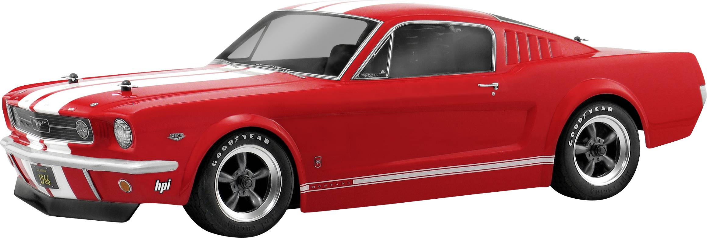 HPI Racing 17519 1:10 Carrosserie 1966 Ford Mustang Gt Body 200 mm non verni, non découpé