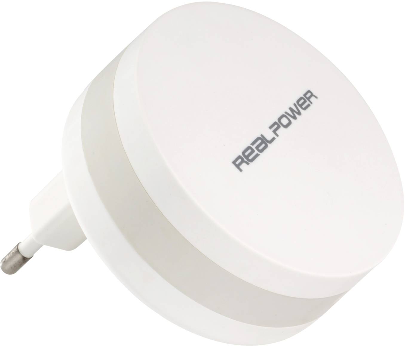 RealPower PBC-1800 Powerbank (batterie supplémentaire) 1800 mAh Li-Ion blanc