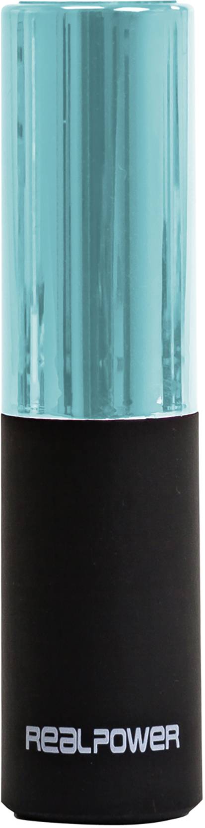 RealPower PB-Lipstick Powerbank (batterie supplémentaire) 2500 mAh Li-Ion vert