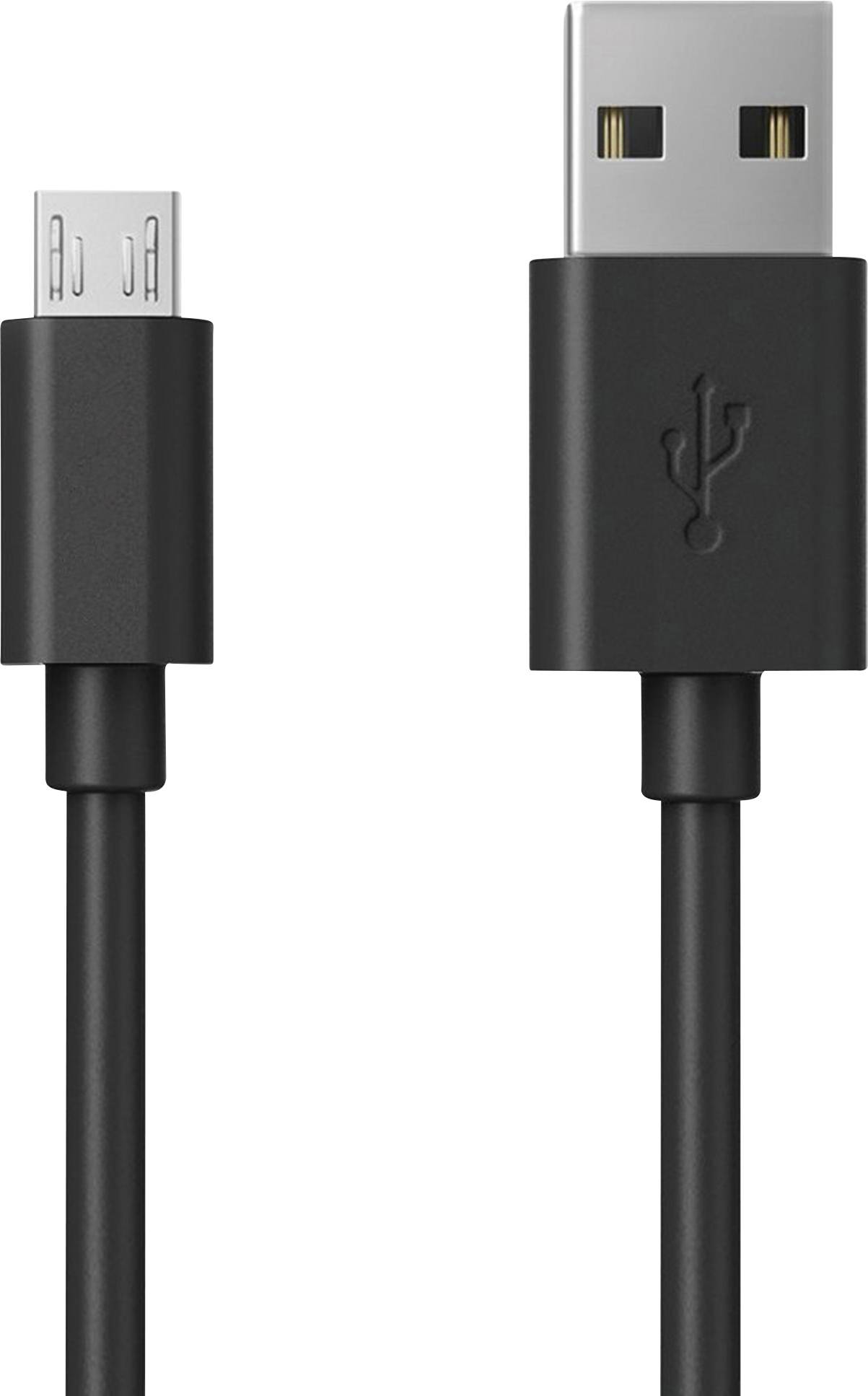 RealPower Câble USB USB 2.0 USB-A mâle, USB-Micro-B mâle 0.60 m noir 255651