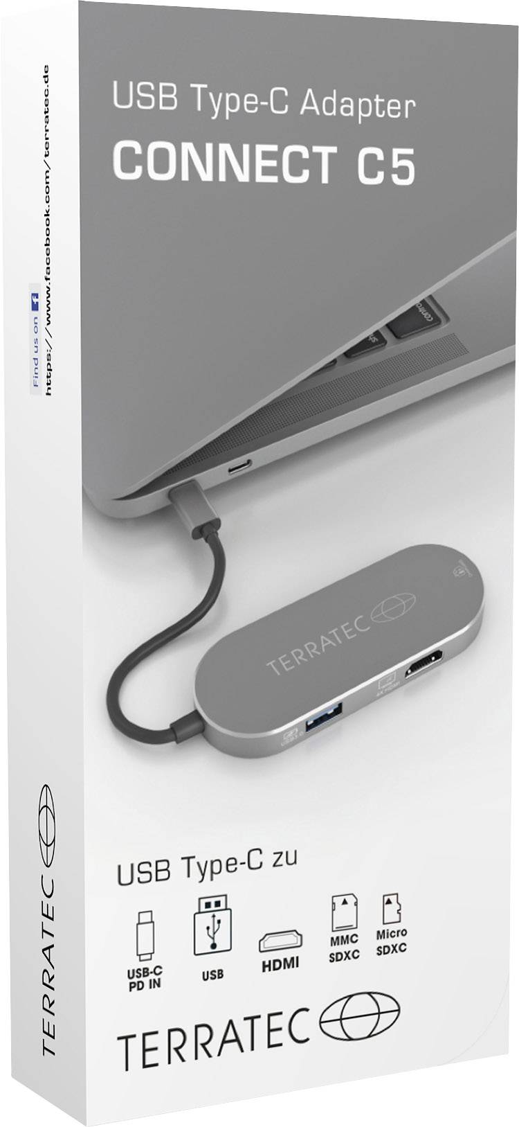 Terratec Station d'accueil USB-C® CONNECT C5