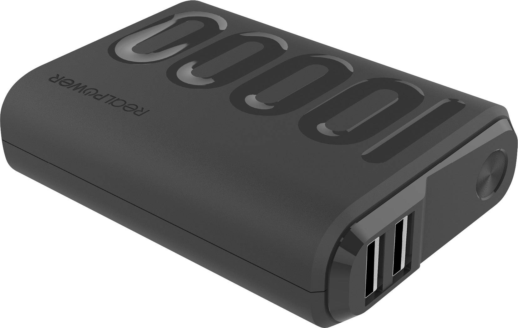 RealPower PB-10000PD+ Powerbank (batterie supplémentaire) 10000 mAh lithium noir