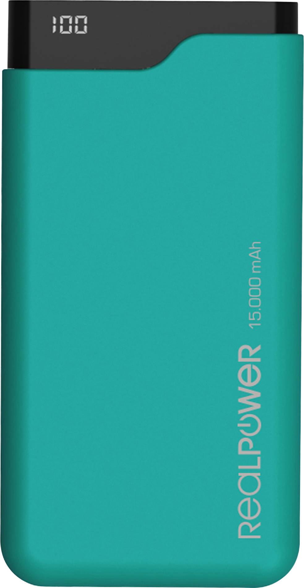 RealPower PB-15000C Powerbank (batterie supplémentaire) 15000 mAh Li-Ion vert