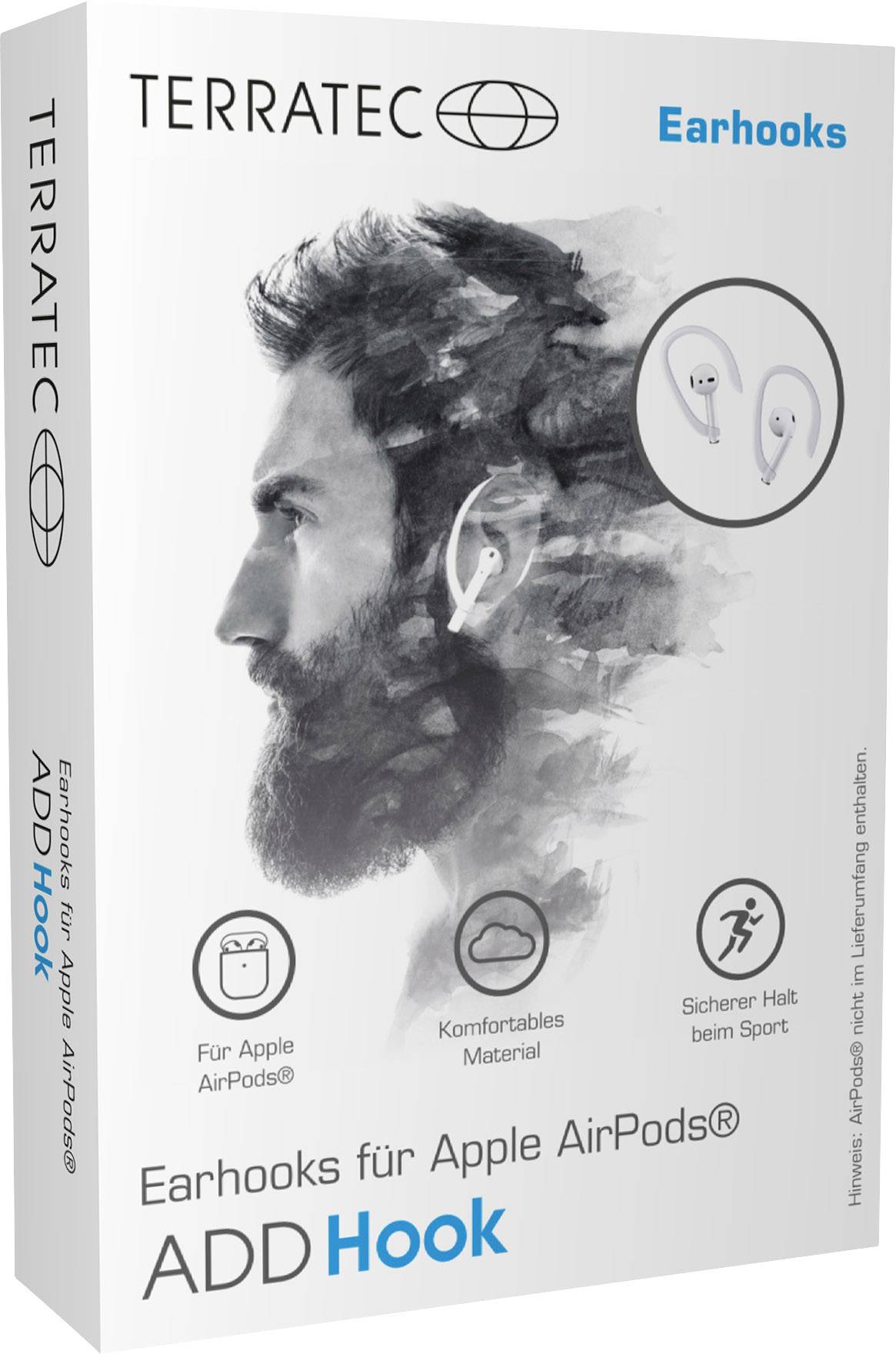 Terratec ADD Hook intra-auriculaire Tours d'oreilles 1 pc(s)