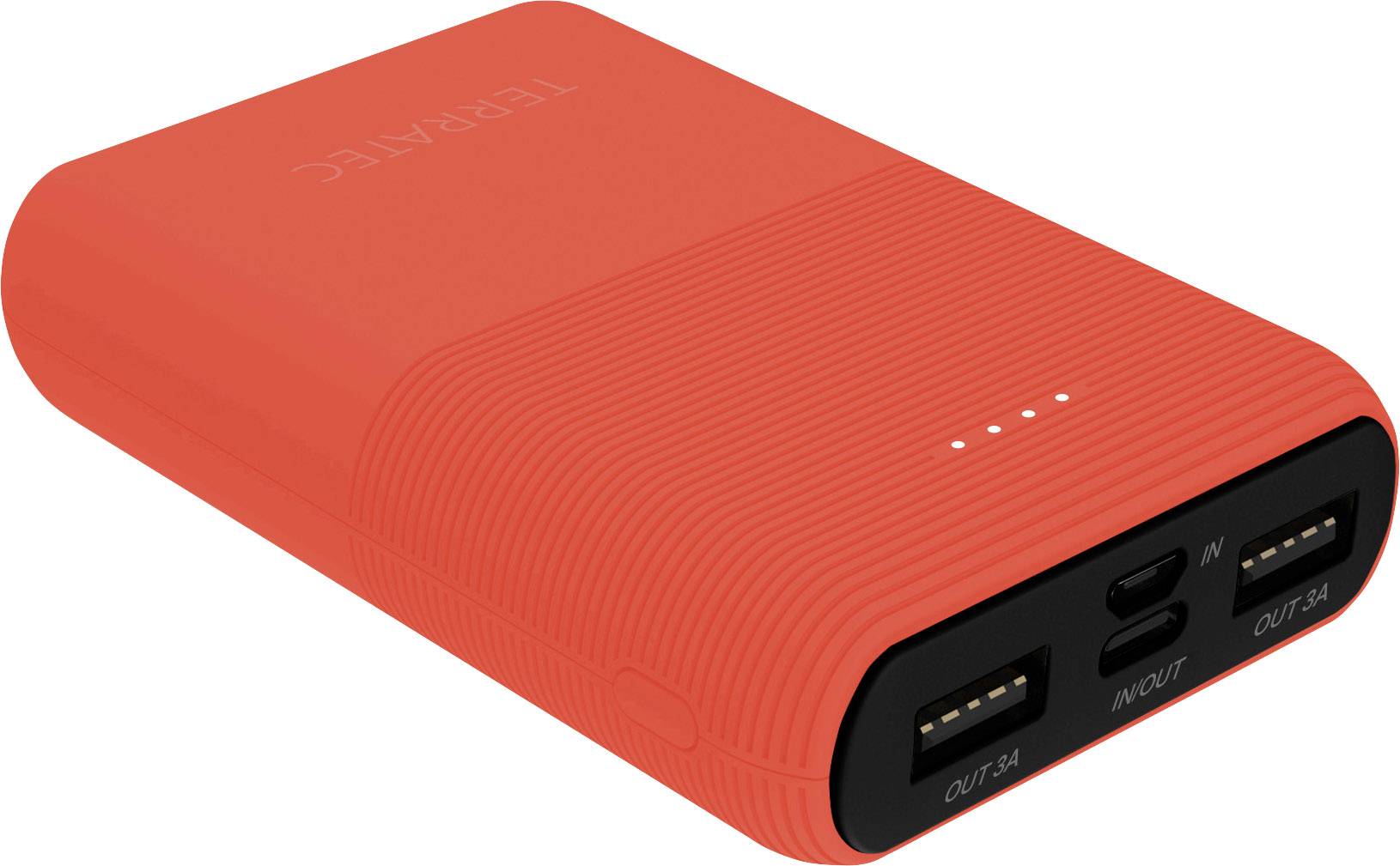 Terratec P100 Powerbank (batterie supplémentaire) 10000 mAh LiPo orange