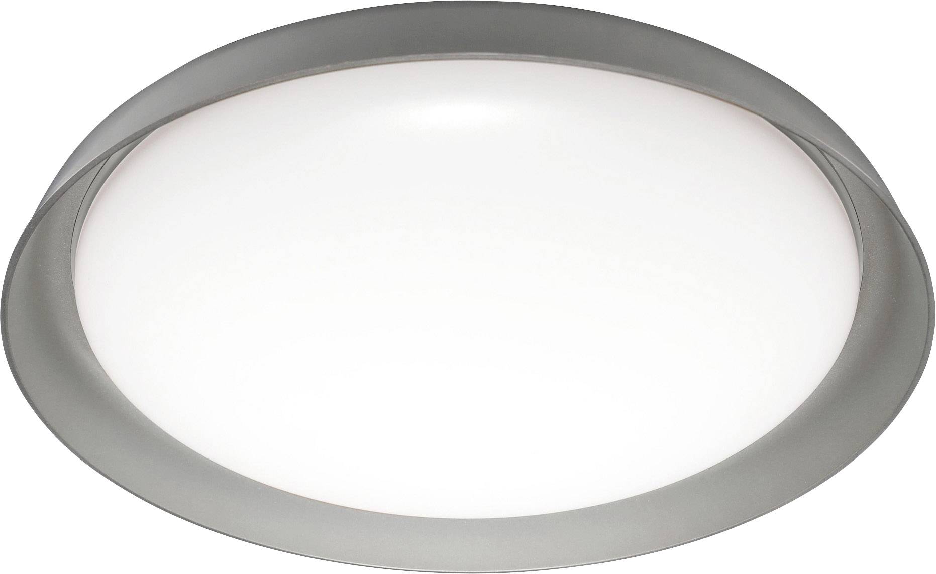 LEDVANCE SMART+ TUNABLE WHITE Plate 430 GR 4058075486461 Plafonnier LED blanc, gris 24 W blanc chaud, blanc naturel, blanc froid