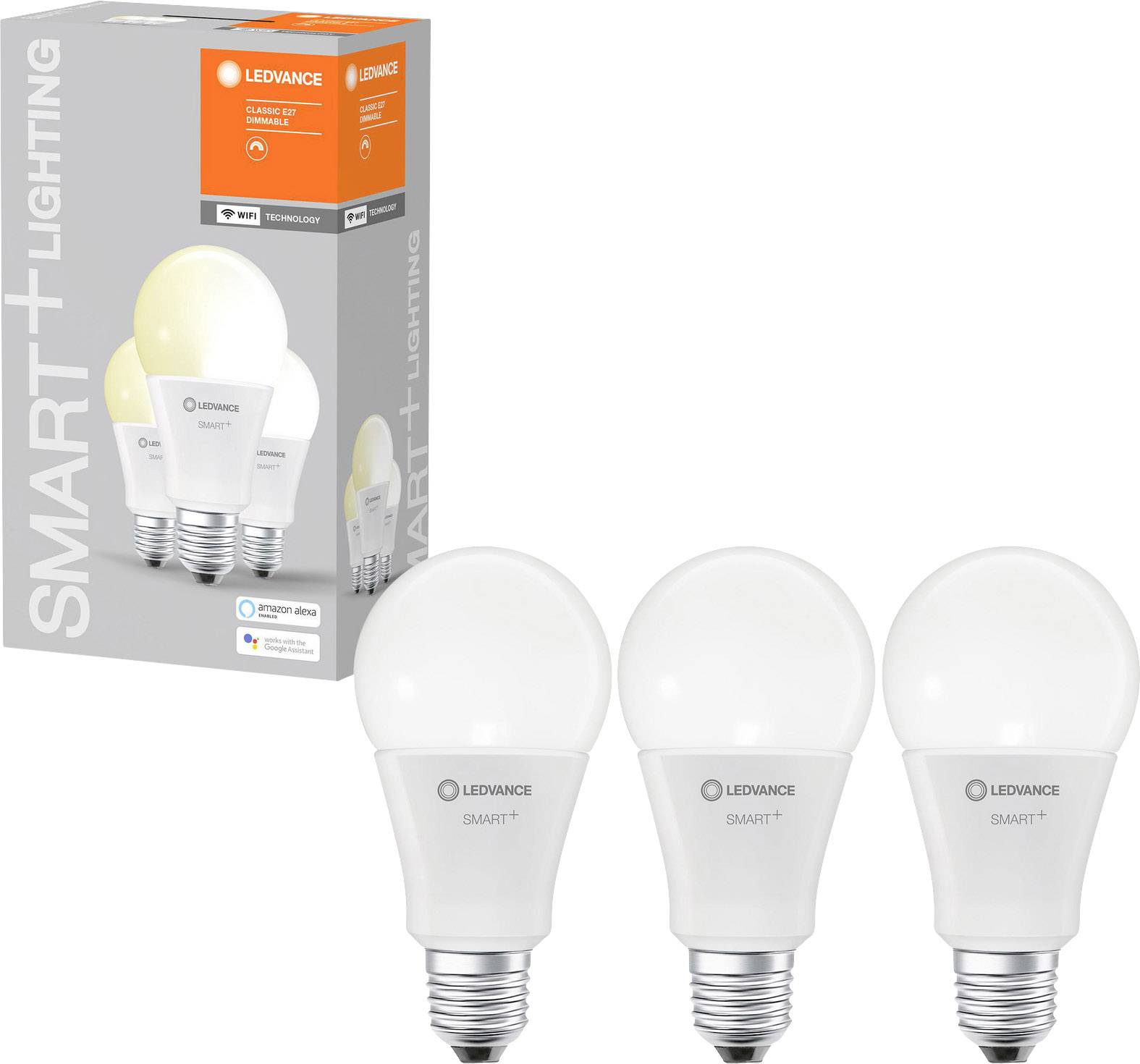 LEDVANCE SMART+ CEE: F (A - G) SMART+ WiFi Classic Dimmable 100 14 W/2700K E27 E27 14 W blanc chaud