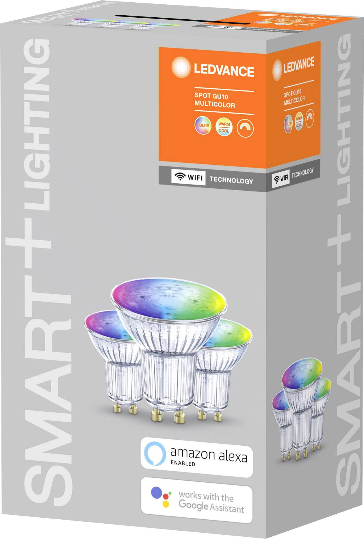 LEDVANCE SMART+ CEE 2021: G (A - G) SMTWFPAR16 4,9W 230VRGBW FR GU104X3LEDV GU10 RVBB
