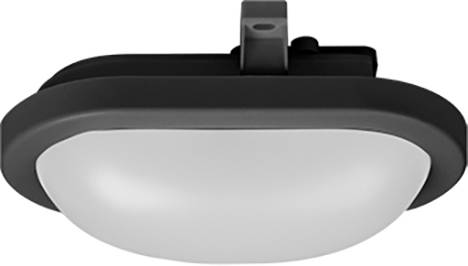 Mlight 81-4183 Plafonnier LED noir 12 W blanc neutre