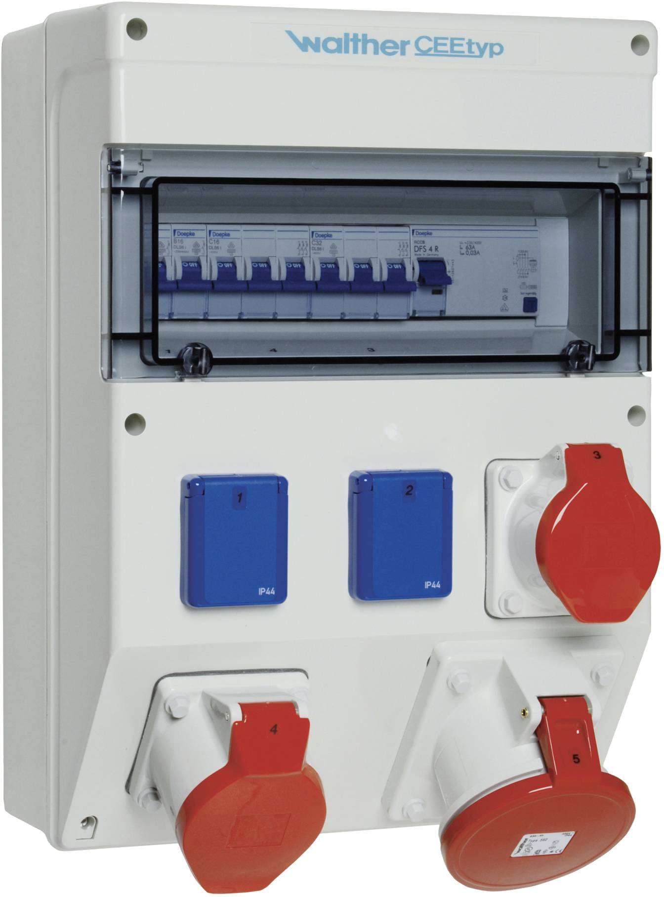 Walther Werke Répartiteur de courant CEE 6824403 6824403