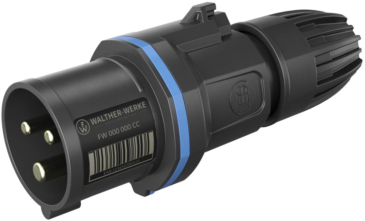 Walther Werke FW211306CC FW211306CC Mâle CEE 16 A 3 pôles 250 V 1 pc(s)
