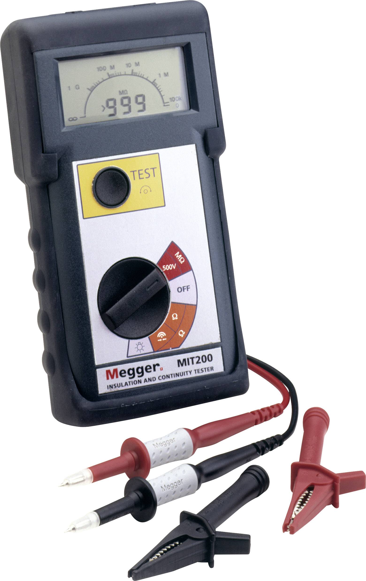 Megger MIT200-EN Appareil de mesure de l'isolation 1000 MΩ