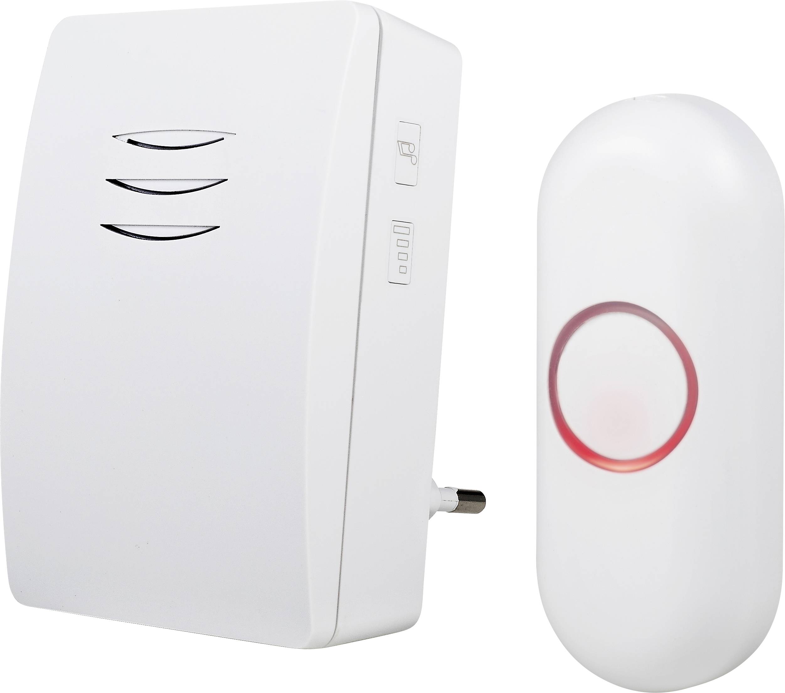 Set complet pour Sonnette sans fil Byron DBY-21132 100 m blanc