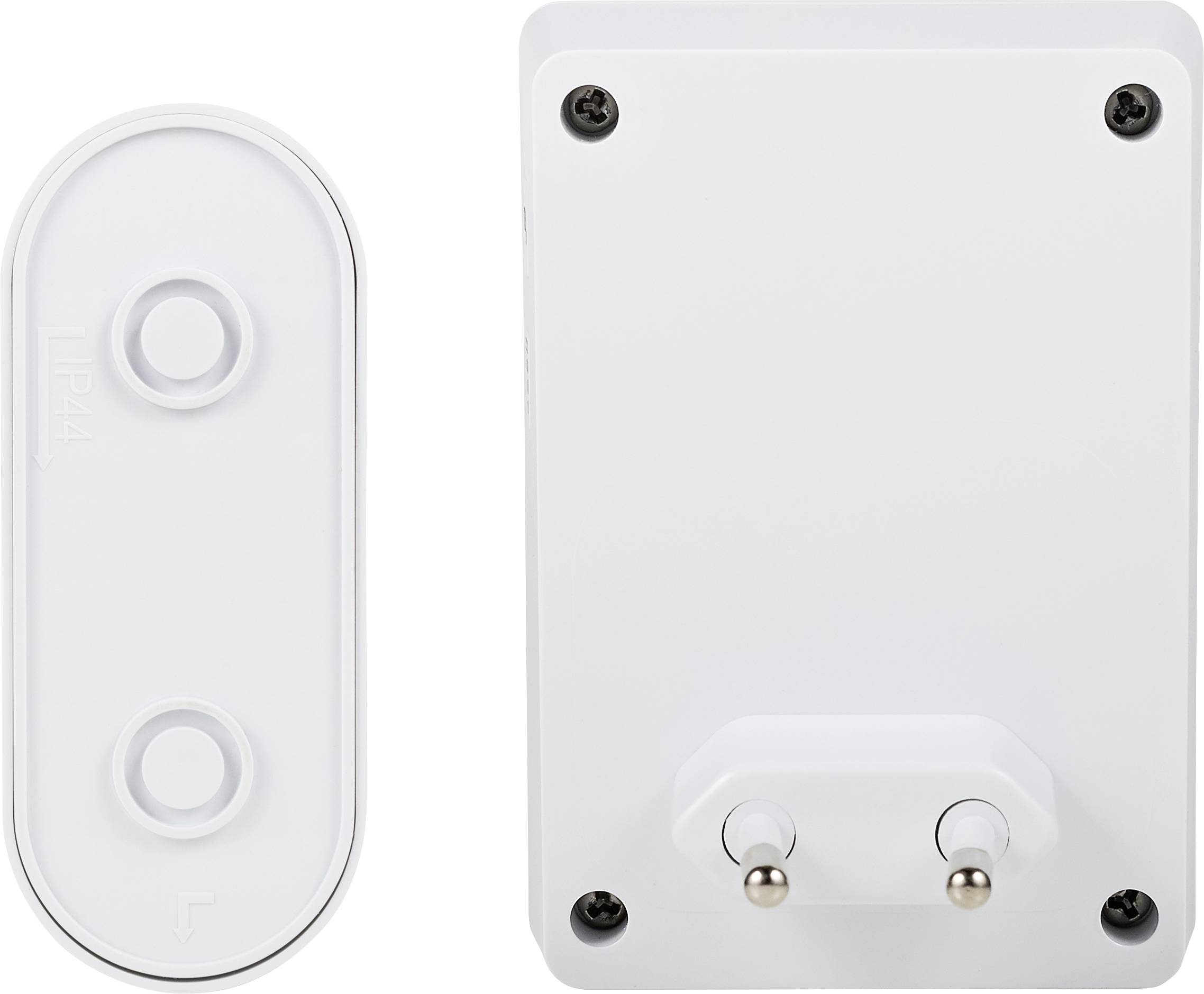 Set complet pour Sonnette sans fil Byron DBY-21132 100 m blanc