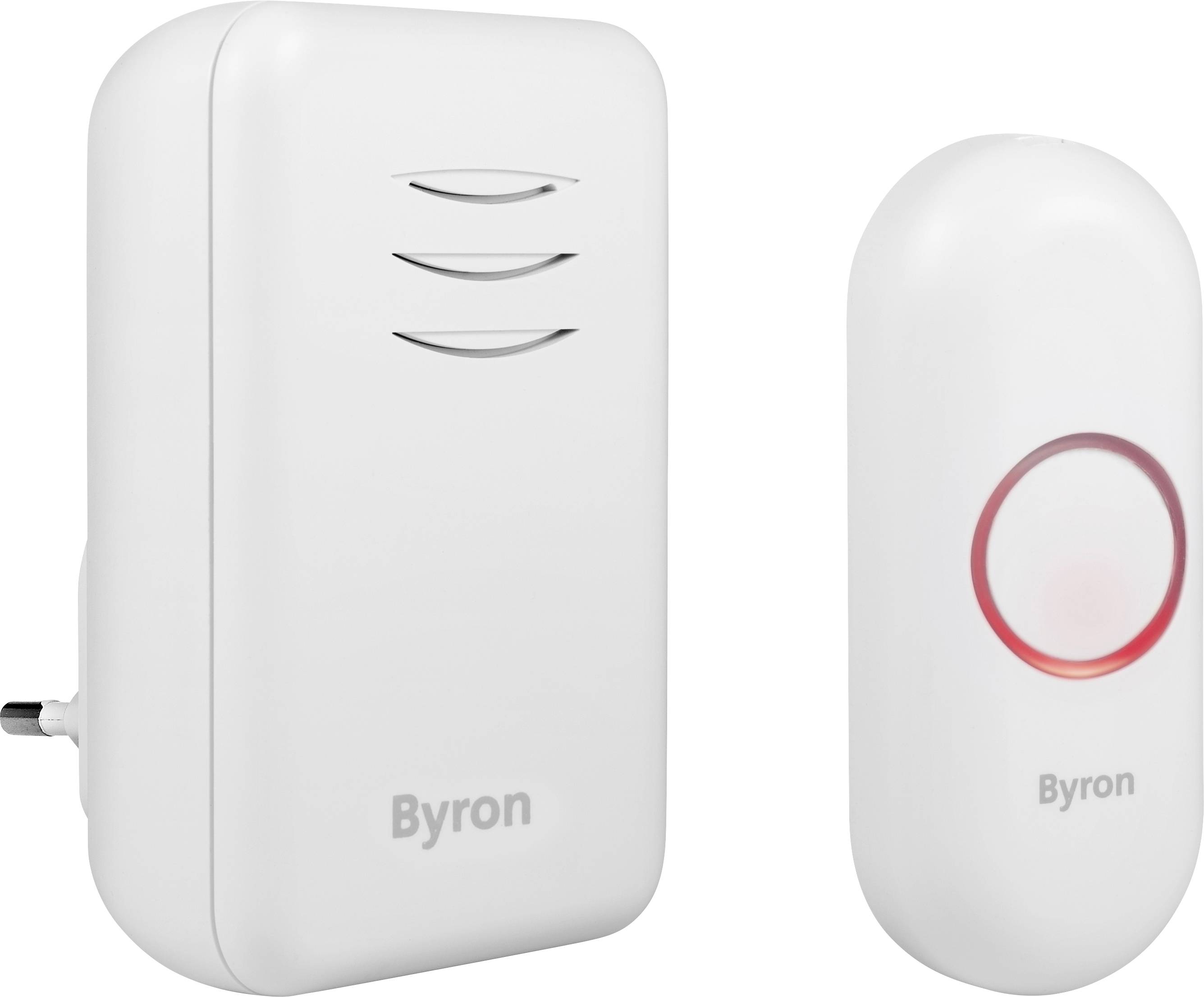 Set complet pour Sonnette sans fil Byron DBY-22312 150 m blanc
