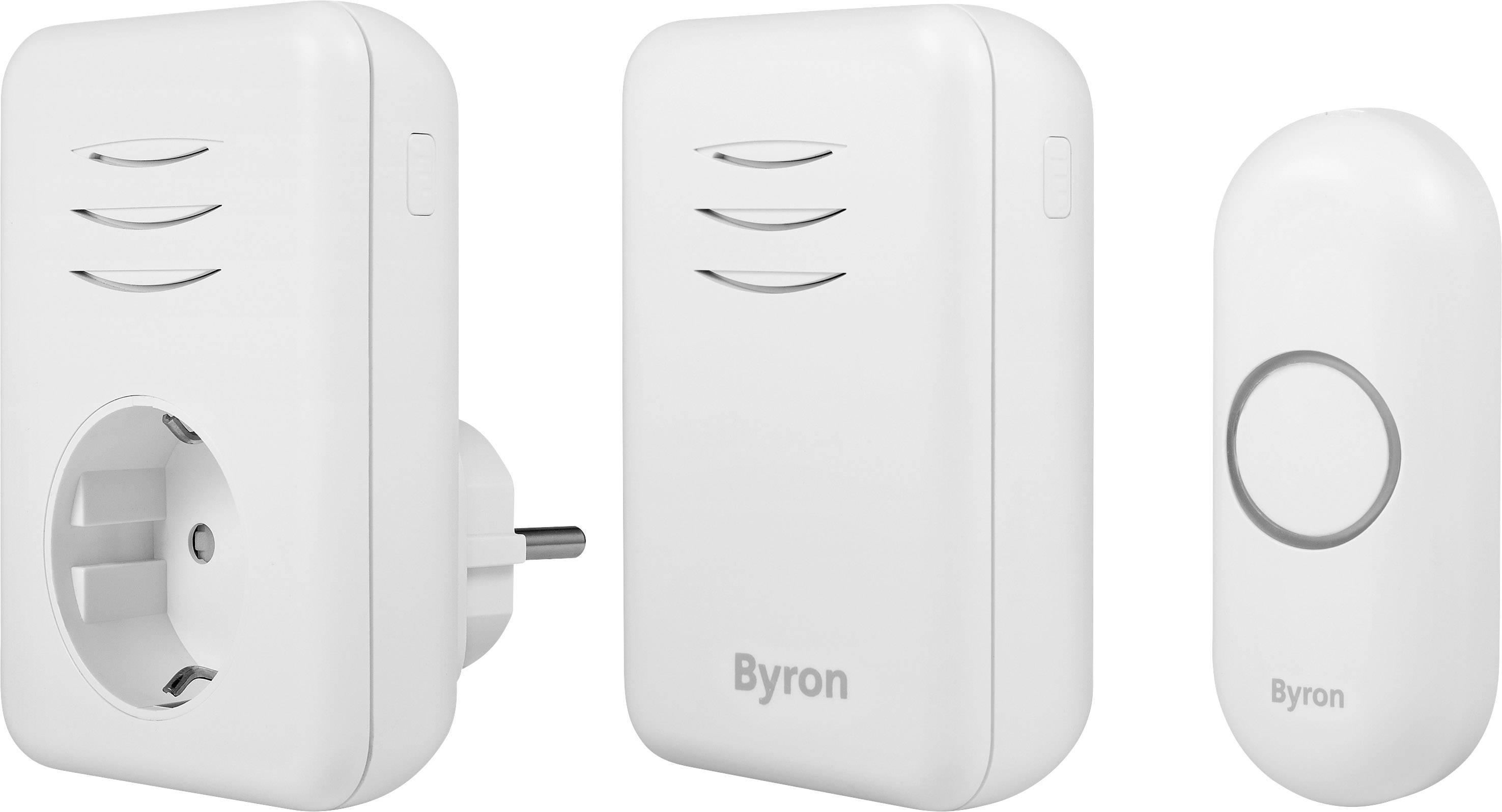 Set complet pour Sonnette sans fil Byron DBY-22316 150 m blanc