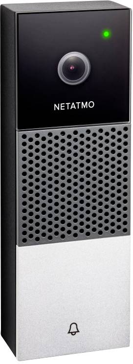 Netatmo Interphone vidéo IP Wi-Fi Set complet 1 foyer noir, argent