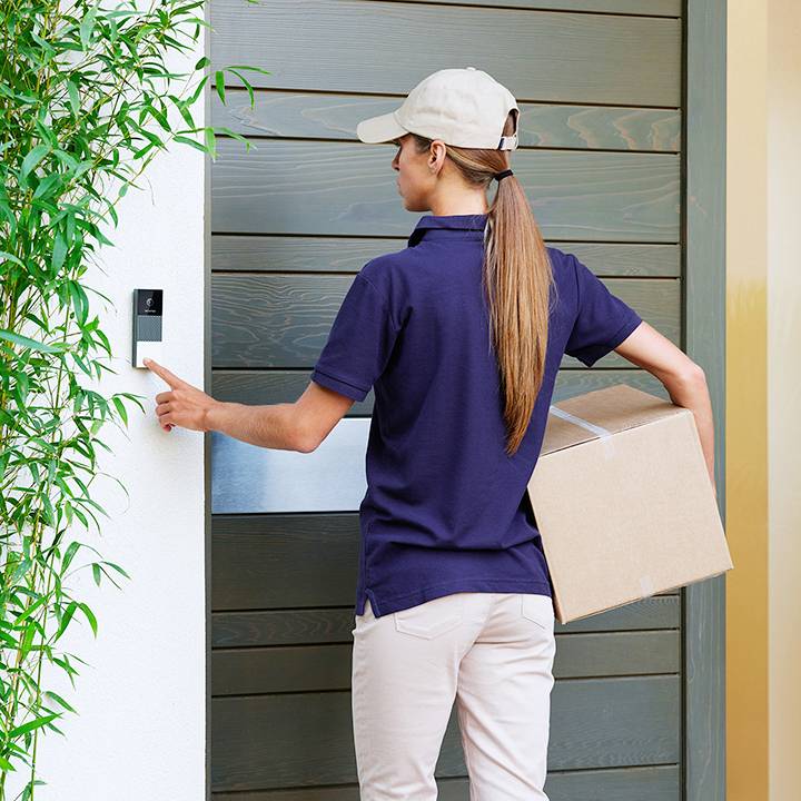 Netatmo Interphone vidéo IP Wi-Fi Set complet 1 foyer noir, argent