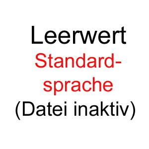 La valeur zéro affichée en langue standard ; le fichier est actuellement inactif.