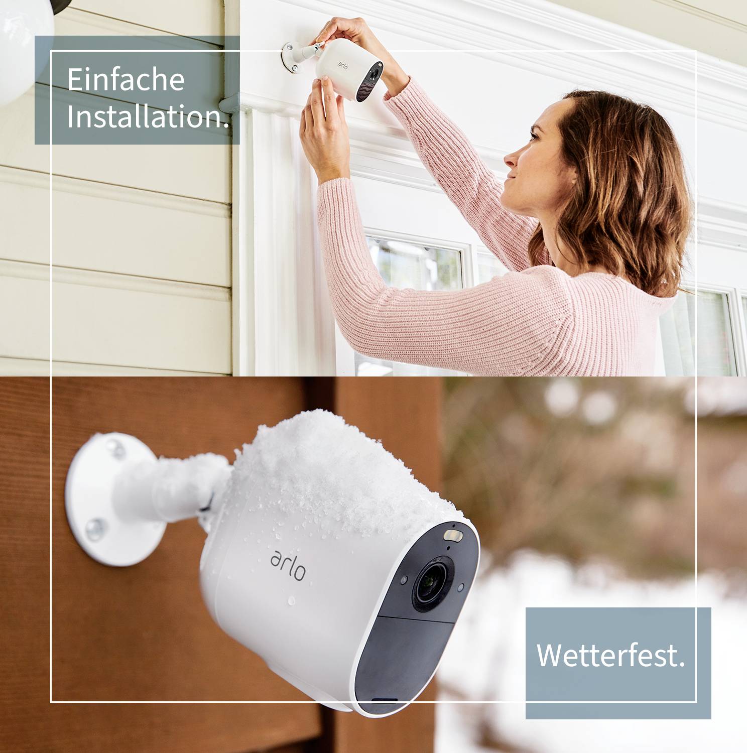 ARLO SPOTLIGHT CAMERA 1-PACK BLK VMC2030B-100EUS Wi-Fi IP-Caméra de surveillanceavec 1 caméra1920 x 1080 pixels