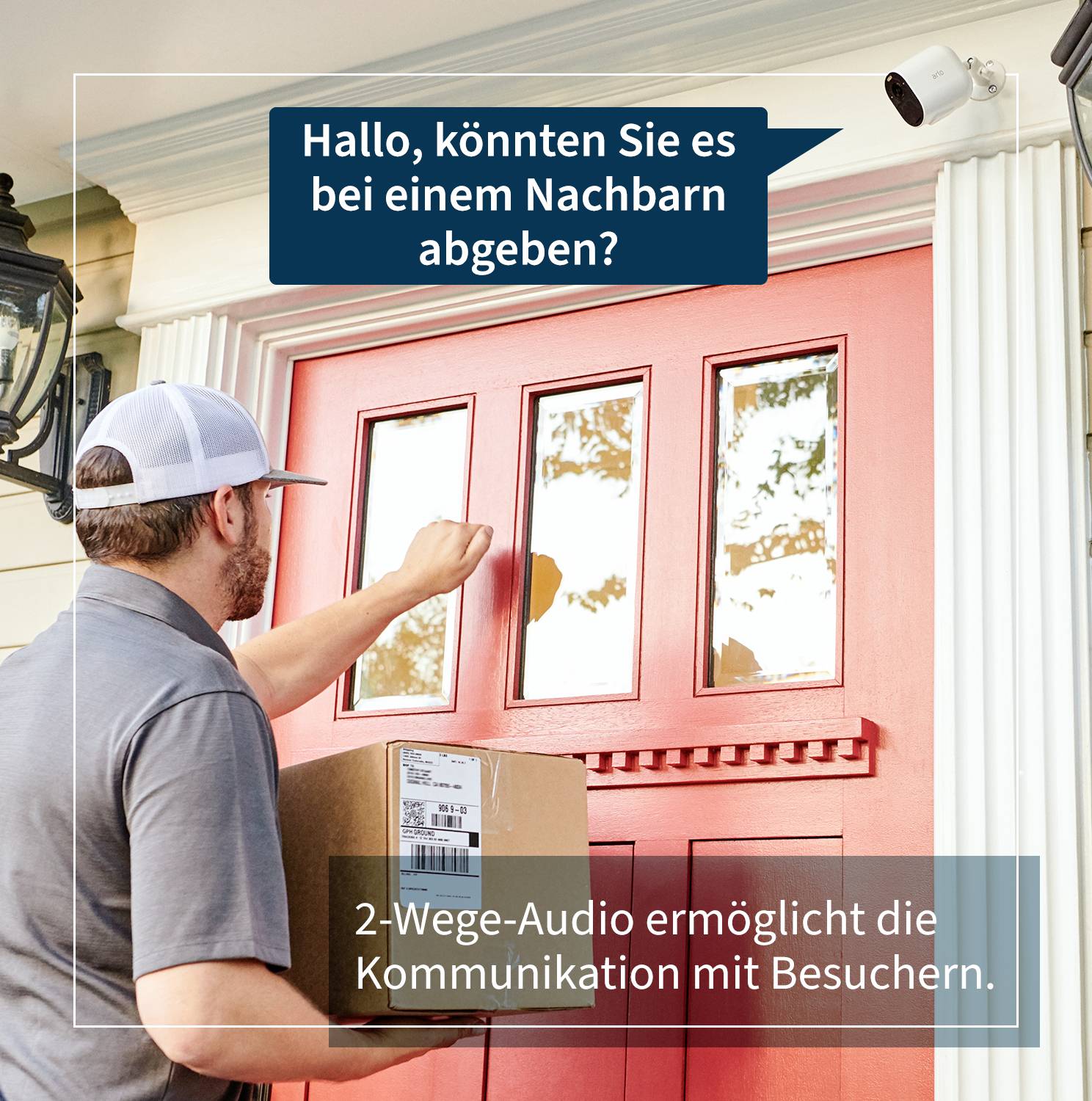 ARLO SPOTLIGHT CAMERA 1-PACK BLK VMC2030B-100EUS Wi-Fi IP-Caméra de surveillanceavec 1 caméra1920 x 1080 pixels