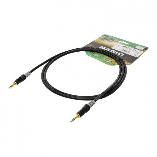 Câble de raccordement Sommer Cable HBA-3S-0300 Jack audio [1x Jack mâle 3.5 mm - 1x Jack mâle 3.5 mm] 3.00 m noir