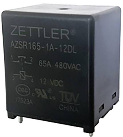 Zettler Electronics AZSR165-1A-24DL Relais pour circuits imprimés 24 V/DC 80 A 1 NO (T) 1 pc(s)