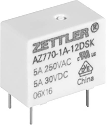 Zettler Electronics AZ770-1C-24DEK Relais pour circuits imprimés 24 V/DC 5 A 1 inverseur (RT)