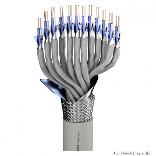 Sommer Cable 100-1156-24C Câble de signal 48 x 0.26 mm² gris Marchandise vendue au mètre