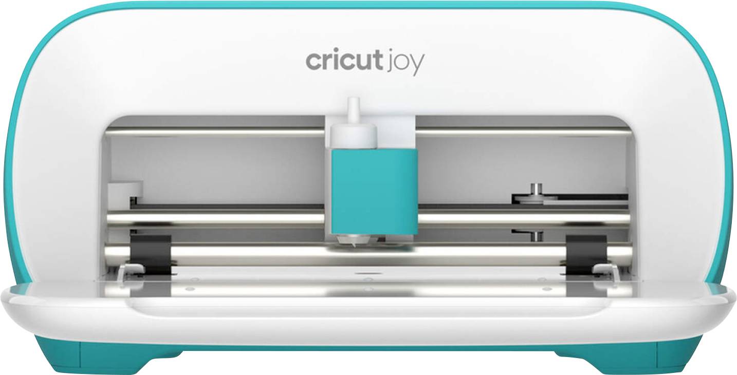 Un Cricut Joy, un traceur de découpe compact et multifonctionnel pour couper du papier, du vinyle et autres, idéal pour les loisirs créatifs.