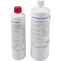 R & G 1071023 Résine de coulée époxy (transparente à l'eau) 1 kg + durcisseur W 300 350 g 1 set R & G 1071023 Résine de coulée époxy (transparente à l'eau) 1 kg + durcisseur W 300 350 g 1 set