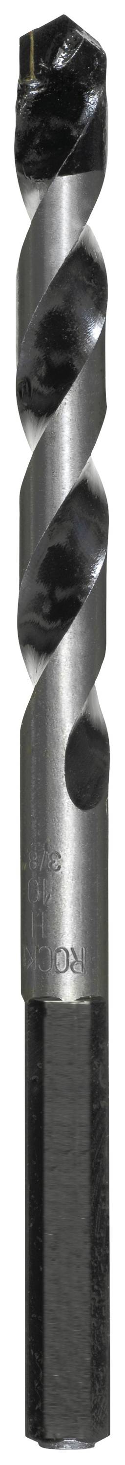 Foret en métal à rainures hélicoïdales, adapté pour percer des surfaces métalliques, coloré en argent et noir.