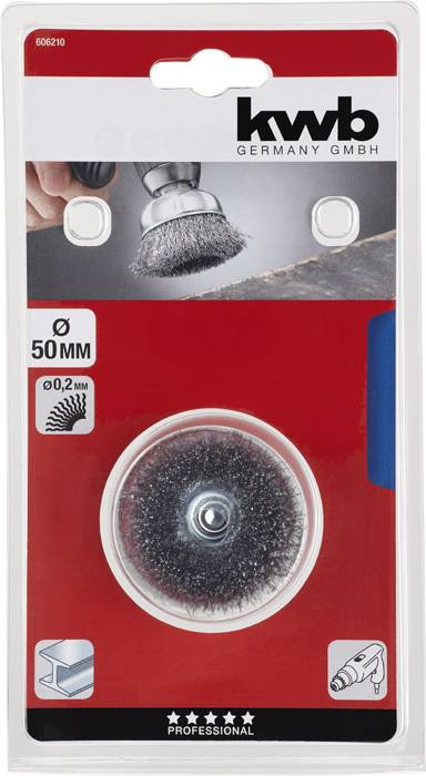 kwb BROSSE DE TABLE, FIL D'ACIER HSS, ONDULÉE 606330