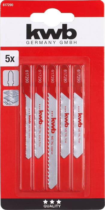 kwb 617230 Lot de lames de scie sauteuse kwb, 10 pièces 1 pc(s)