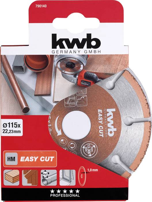 kwb 790640 Disque à tronçonner 150 mm 1 pc(s) bois, plastique, cuivre