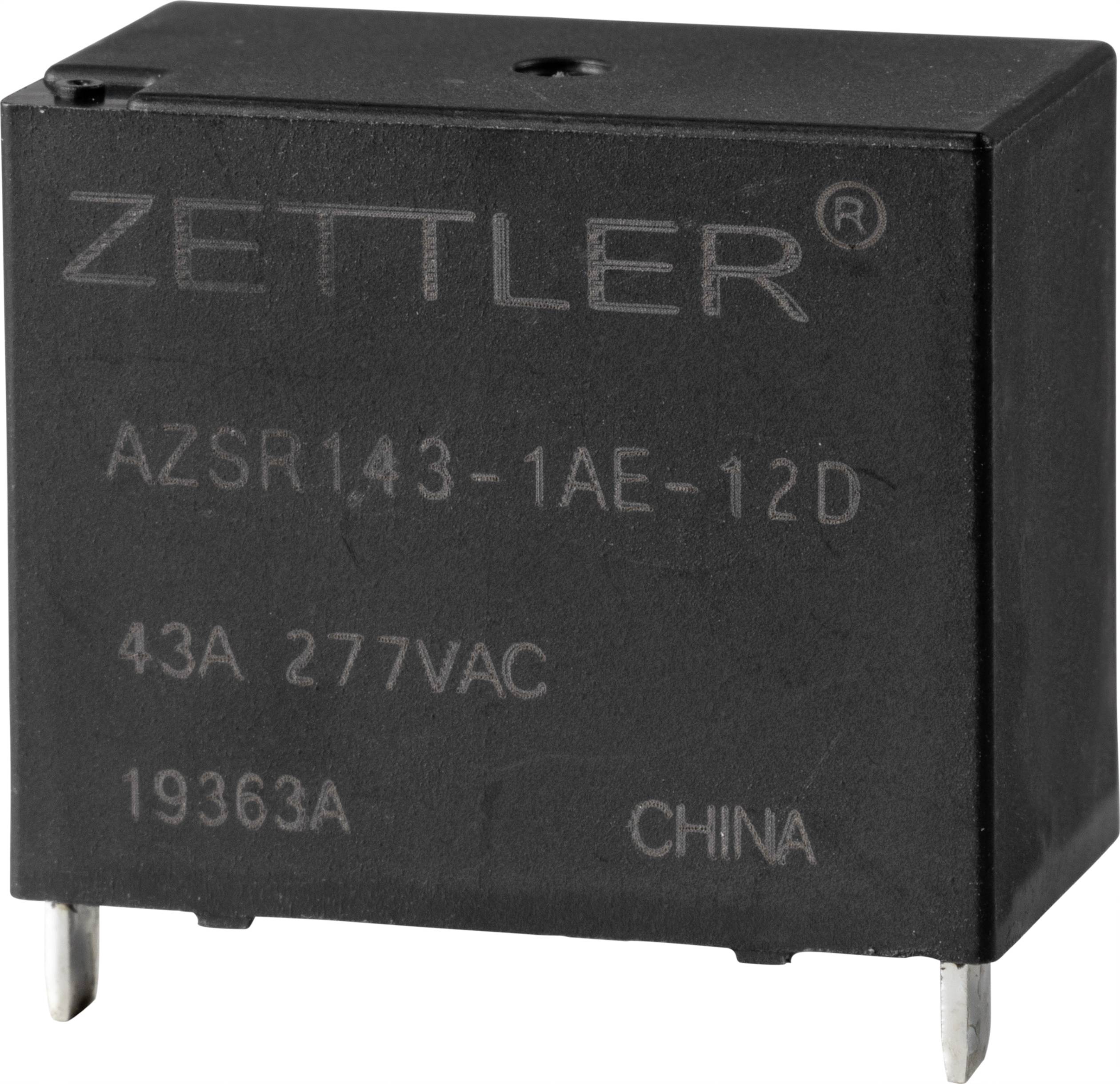 Zettler Electronics AZSR143-1AE-12D Relais de puissance 12 V/DC 50 A 1 NO (T) 1 pc(s)
