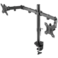 Neomounts FPMA-D550DBLACK x2 Support de table pour écran 25,4 cm (10") - 81,3 cm (32") mobile, rotatif, inclinable noir Neomounts FPMA-D550DBLACK x2 Support de table pour écran 25,4 cm (10") - 81,3 cm (32") mobile, rotatif, inclinable noir