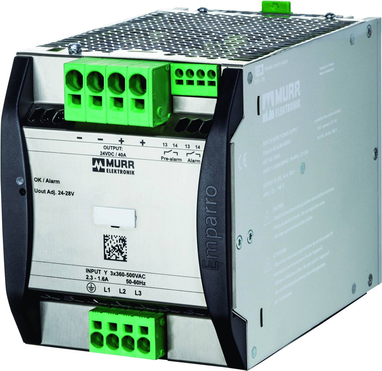 Murrelektronik 85693 Alimentation rail DIN 28 V/DC 48 A Nbr. de sorties:1 x Contenu 1 pc(s)