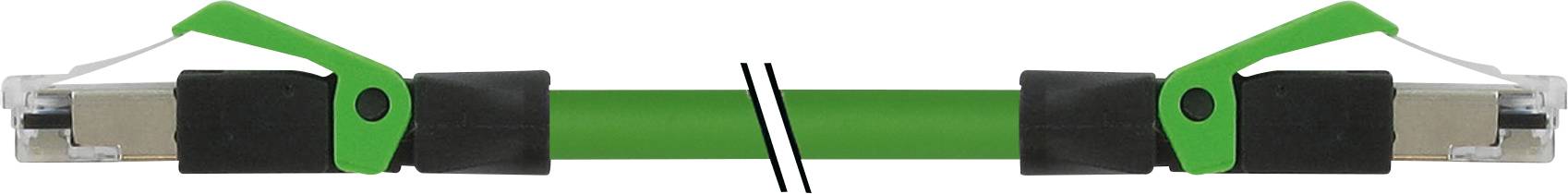 Barre de résistance ou de gymnastique verte avec des poignées noires et vertes sur un fond blanc.