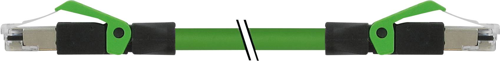 Barrette d'isolation verte avec poignée en mousse noire et deux crochets verts aux extrémités. Utilisée pour l'isolation électrique.