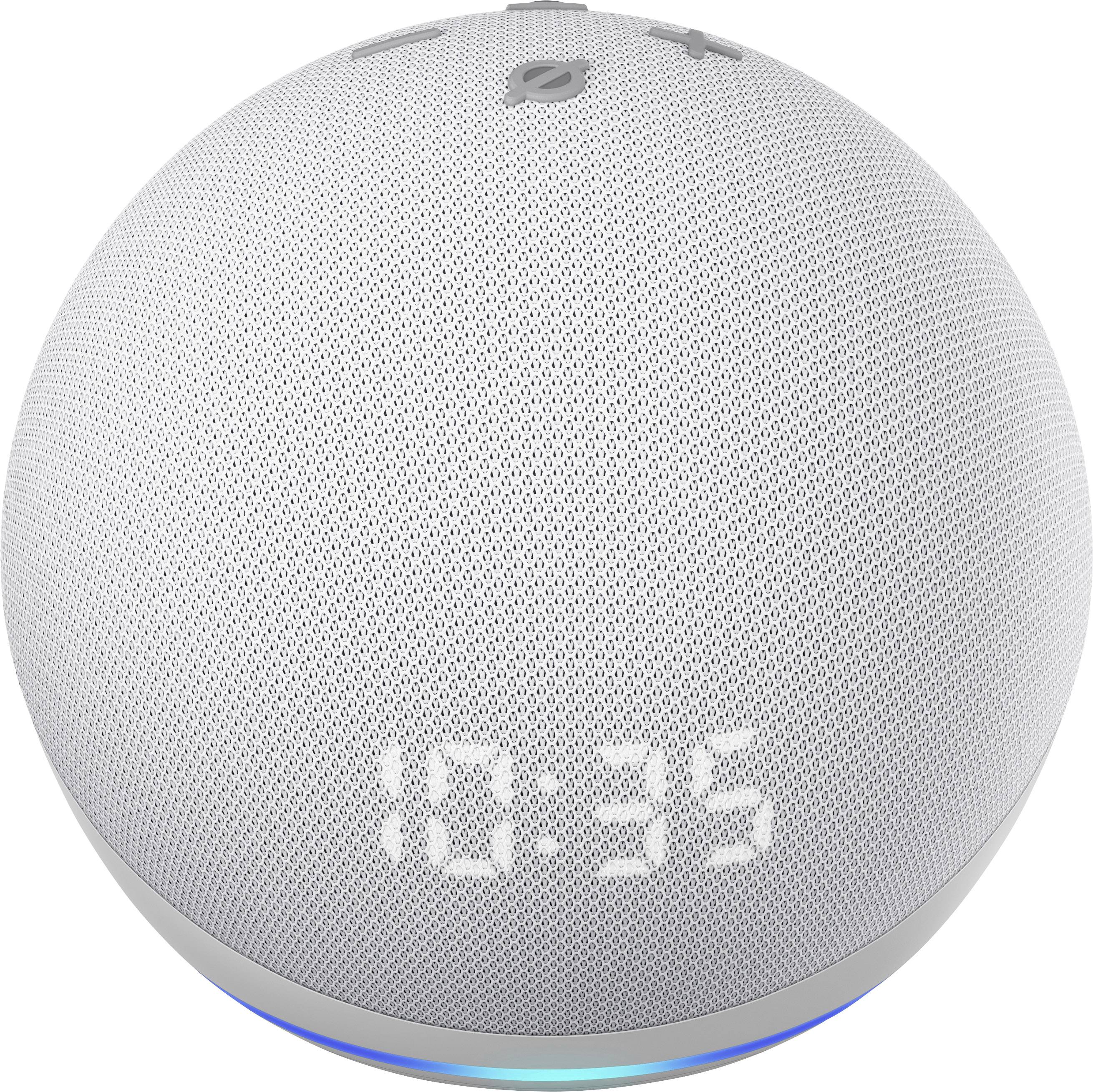 amazon echo Echo Dot (4. Generation) mit Uhr Assistant vocal blanc