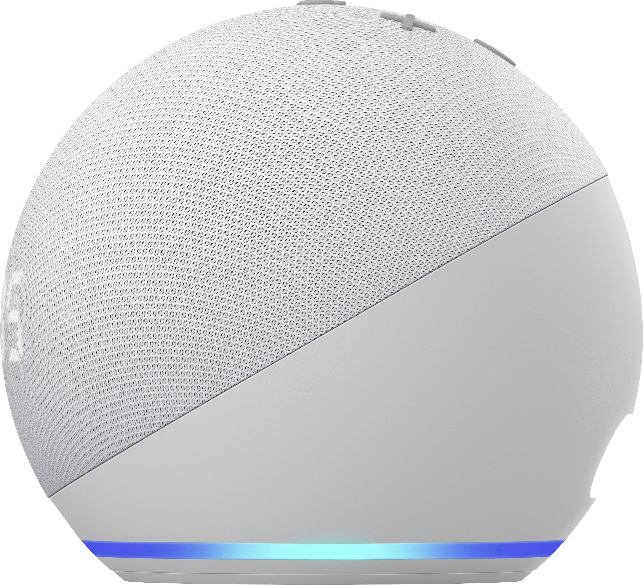 amazon echo Echo Dot (4. Generation) mit Uhr Assistant vocal blanc