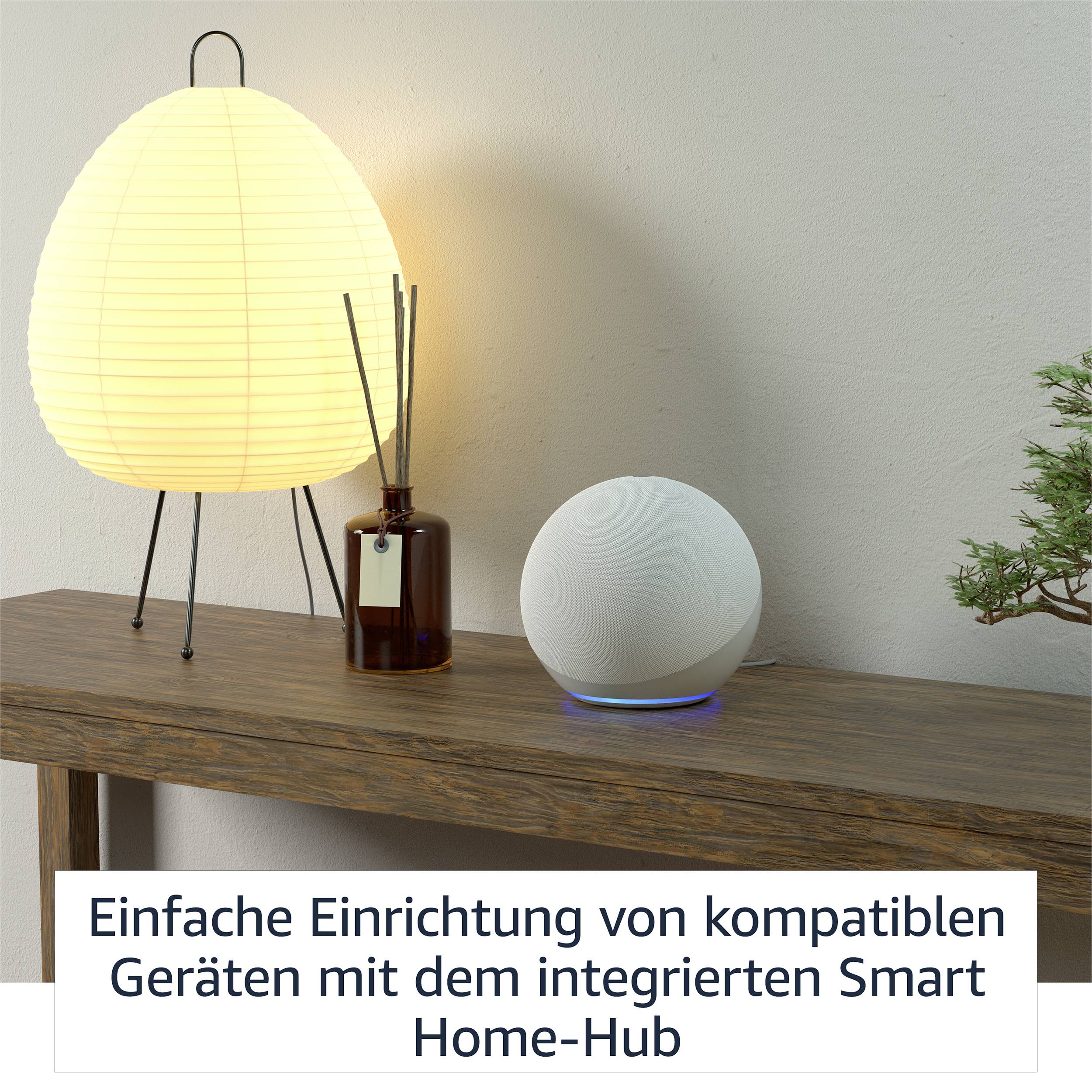 amazon echo Echo (4. Generation) Assistant vocal bleu-gris