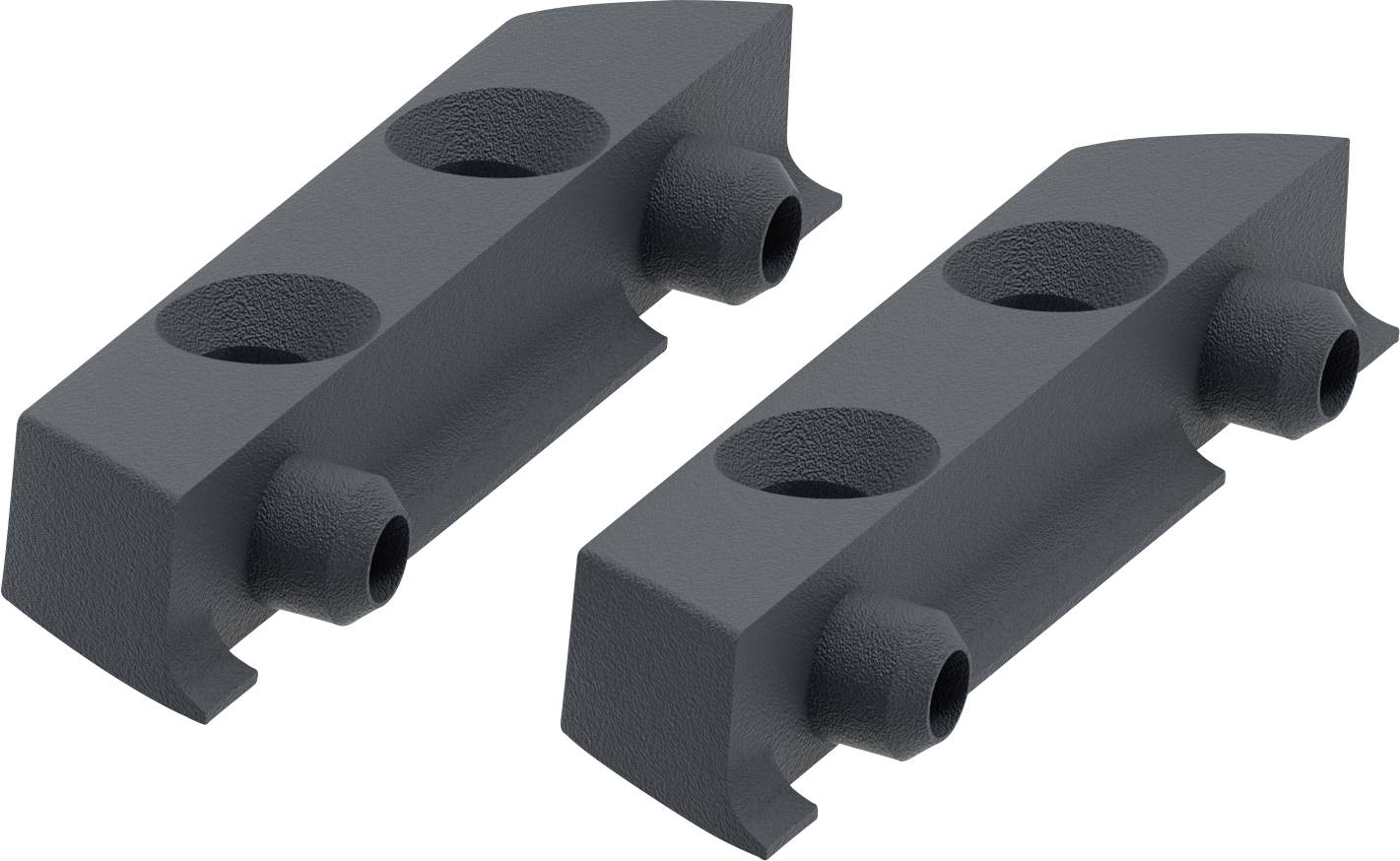 IB Connect 91211001/3 Multiprise de table 1 pièce gris fiche Euro