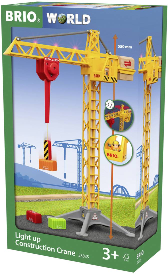 Grande grue de chantier brio avec lumière Brio 63383500 1 pc(s)